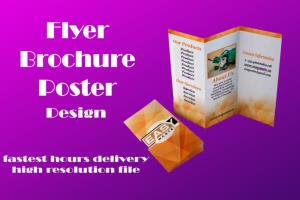 Portfolio for Design professional flyer and brochure