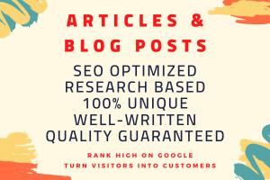 Portfolio for Compose SEO Optimized Affiliate Articles