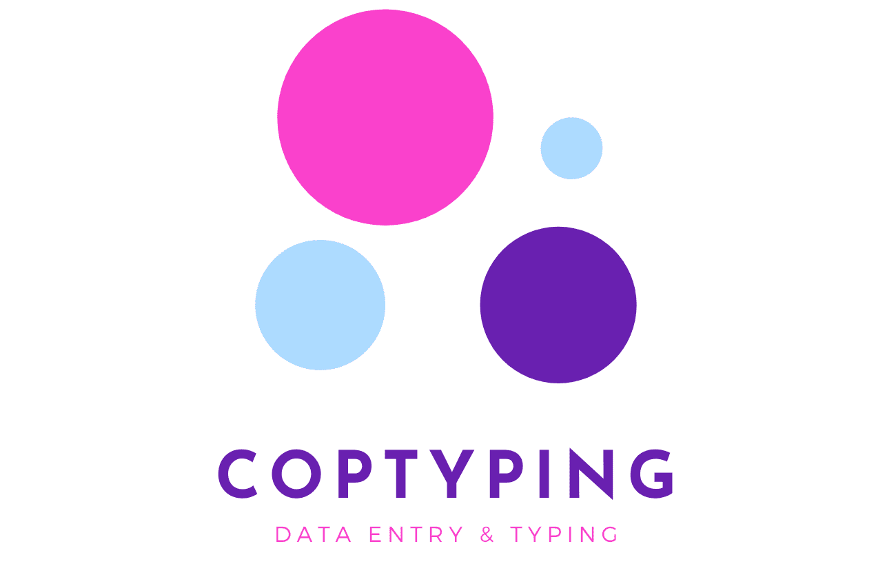 Portfolio for Data Entry, Typing & Copy Paste