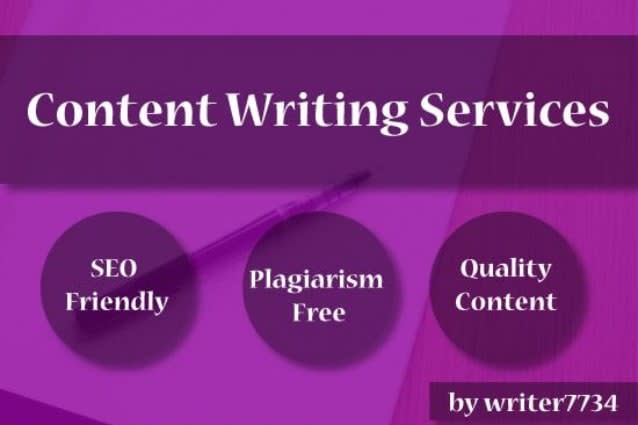 Portfolio for Content Writing