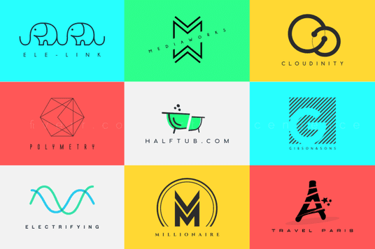 Portfolio for modern minimalist logo design