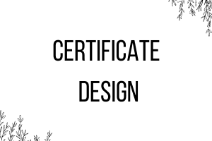 Portfolio for Certificate Design