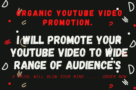 Portfolio for YouTube  Video Promotion