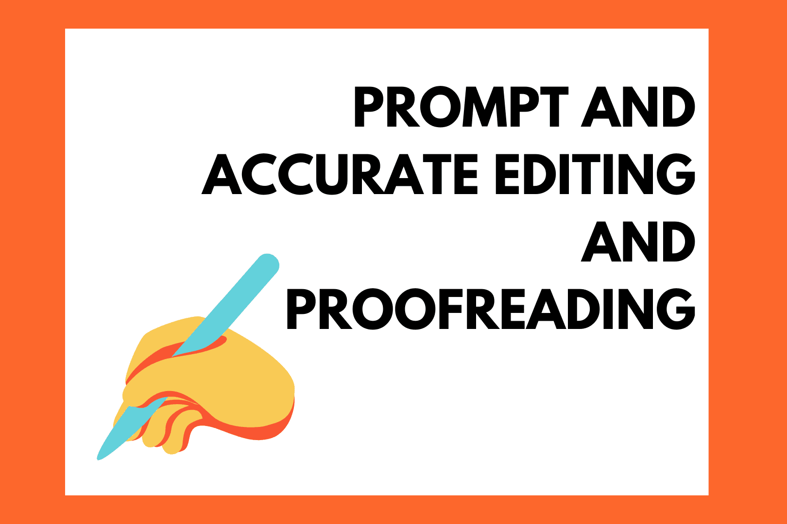 Portfolio for Proofreading and content editing