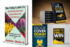 Portfolio for Design an attractive book cover or ebook