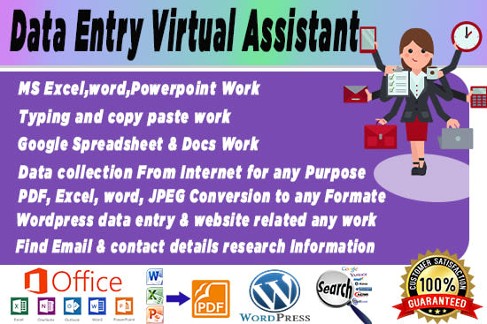 Portfolio for Data Entry Expert |Virtual Assistant