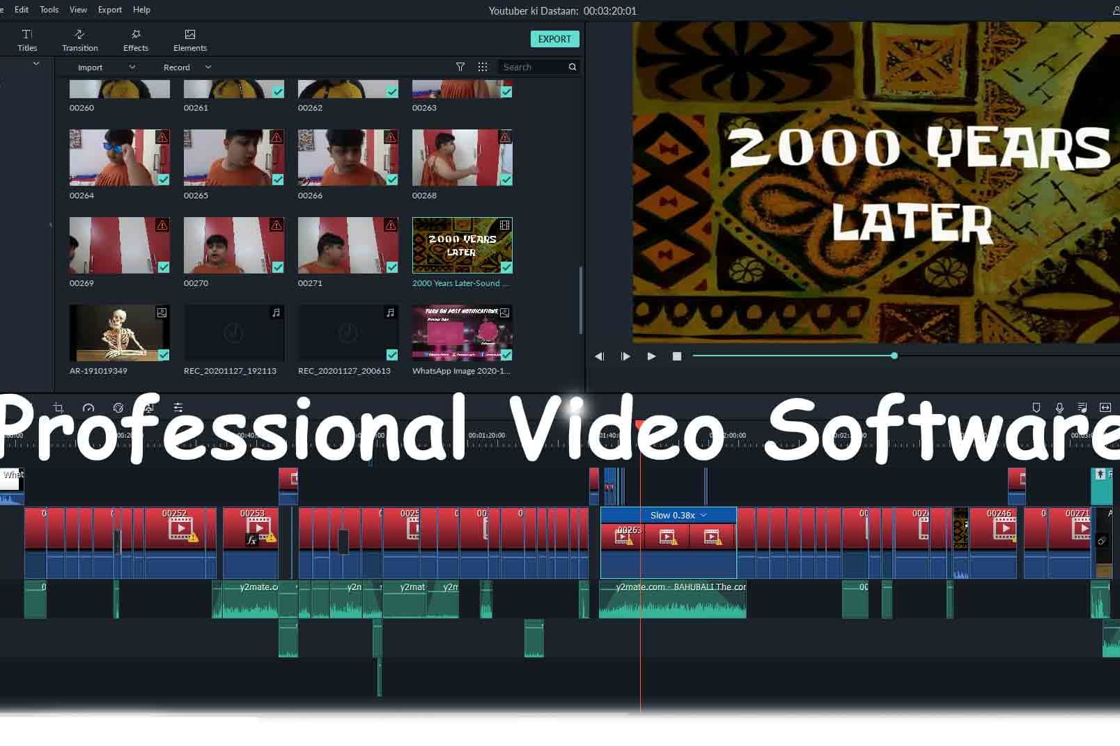 Portfolio for Professional Video Editor