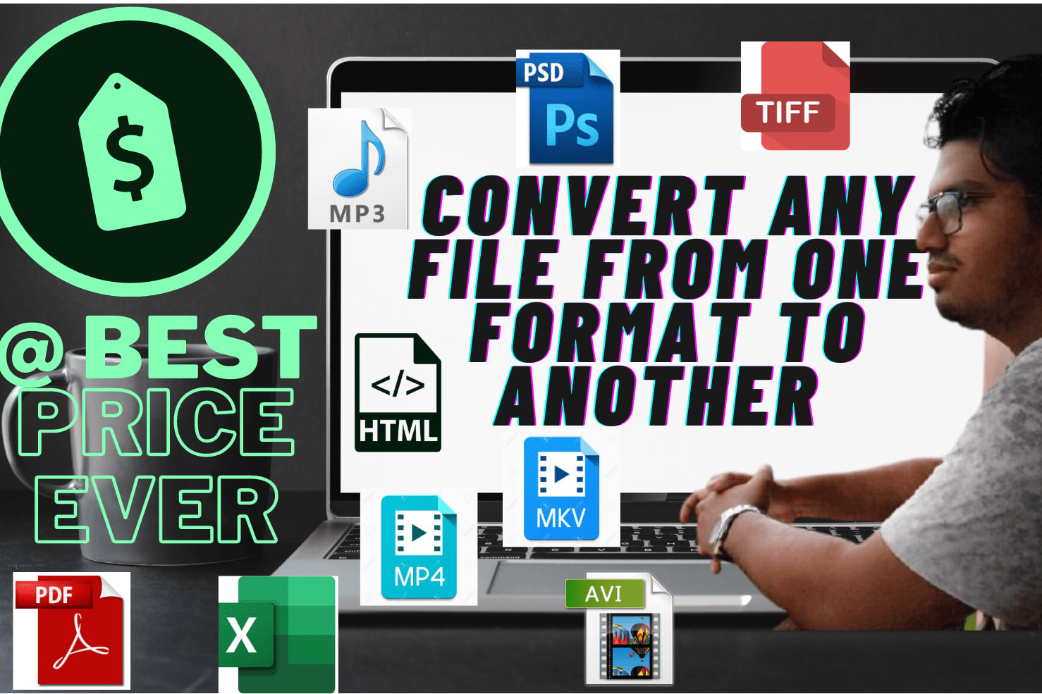 Portfolio for Convert text/video/audio file format