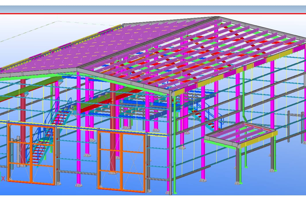 Portfolio for Model in Tekla Structures