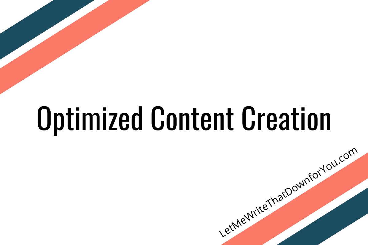 Portfolio for Optimized Content Writing