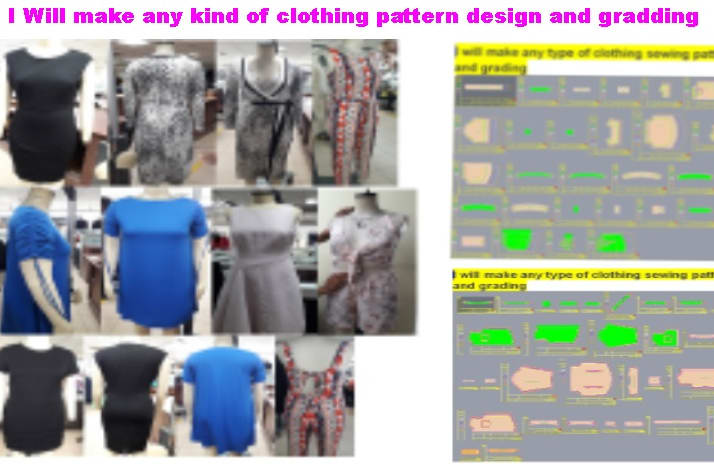 Portfolio for Fashion design and Pattern Maker