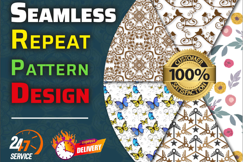 Portfolio for get seamless repeat pattern design