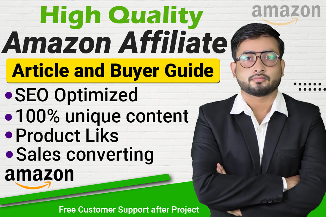 Portfolio for i will write amazon affiliate articles.