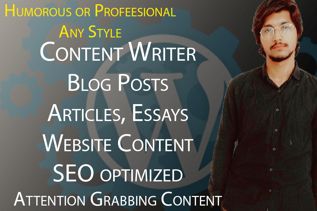 Portfolio for Content Writing for Websites