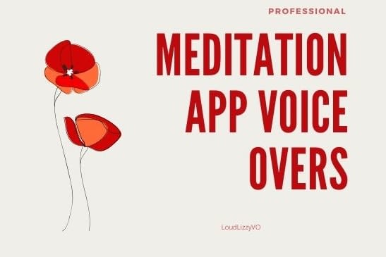 Portfolio for Meditation  & App  Voice Overs