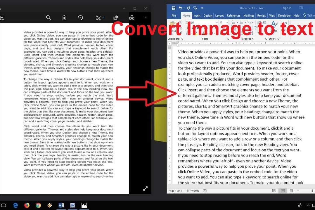 Portfolio for pdf and image to text conversion