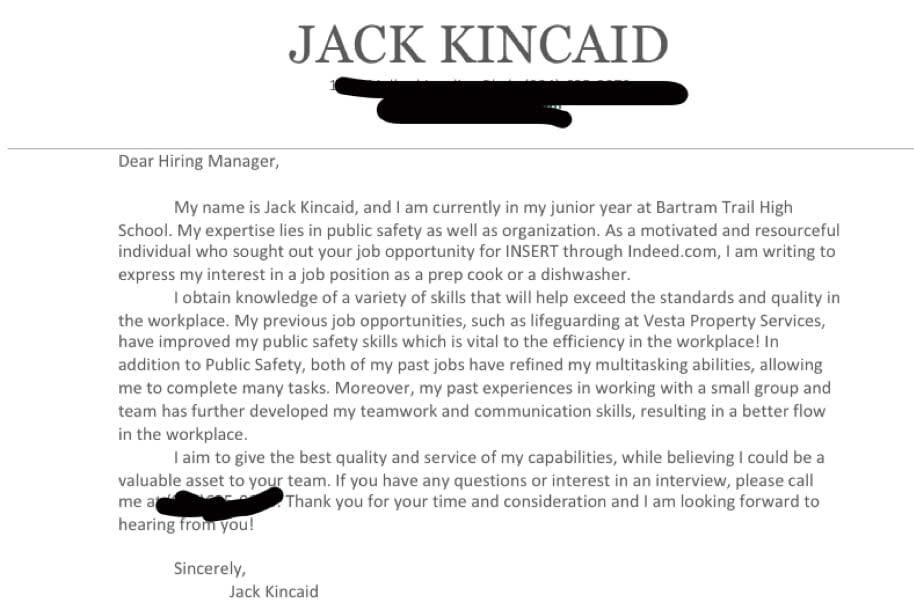 Portfolio for Resume and cover letter writing