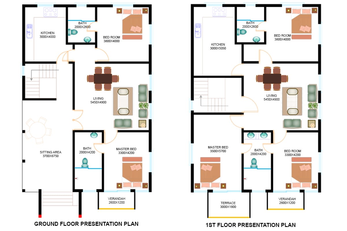 Portfolio for Drafting 2D drawings in AutoCAD