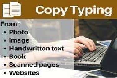 Portfolio for Copy Typing