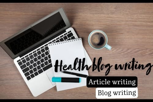 Portfolio for health and nutrition blog writing