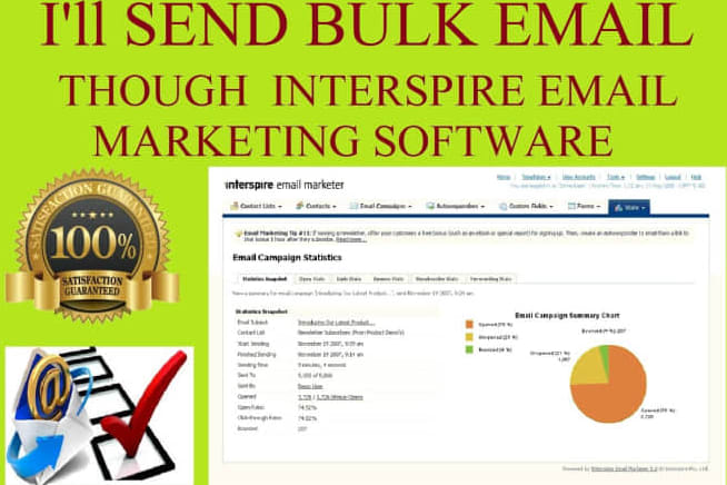 Portfolio for Email Marketing ! Bulk Emails