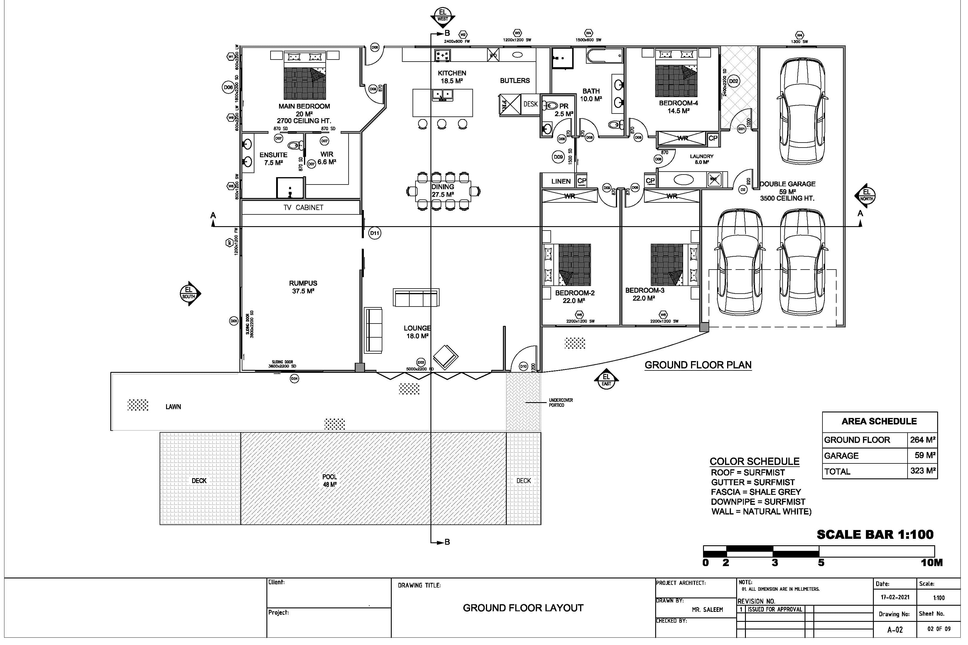 Portfolio for Draw and redraw floor plan