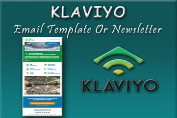 Portfolio for Design email in klaviyo or mailchimp