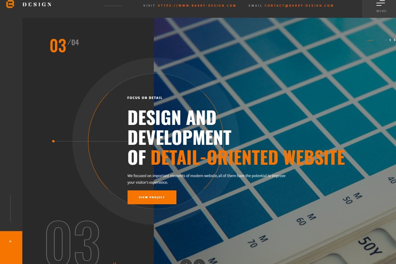 Portfolio for Visually Appealing Website Development