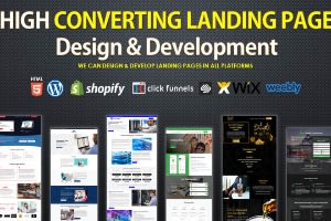 Portfolio for Landing page | Landing page Design