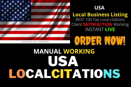 Portfolio for USA local citation for your business