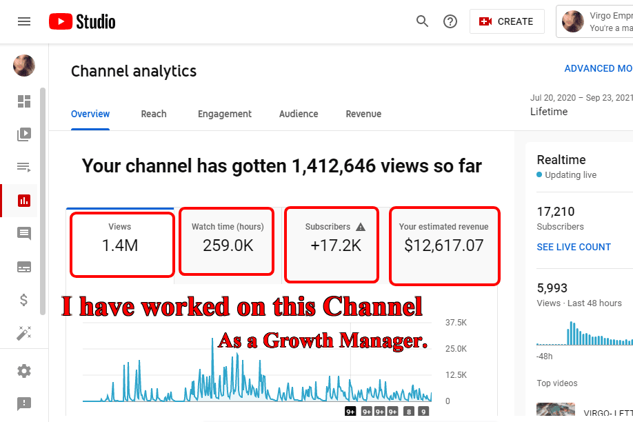 Portfolio for YouTube Marketing Expert