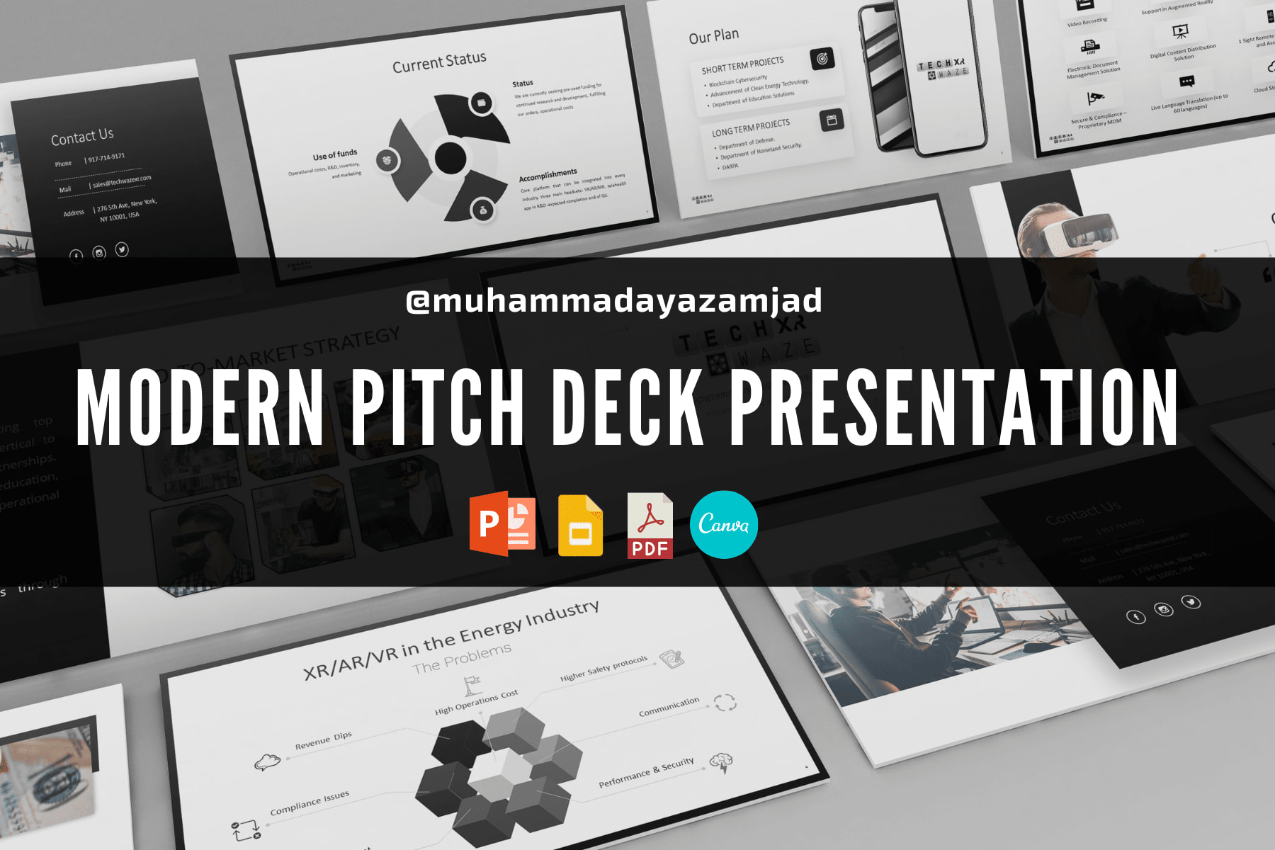 Portfolio for Powerpoint and Pitch Deck Presentations