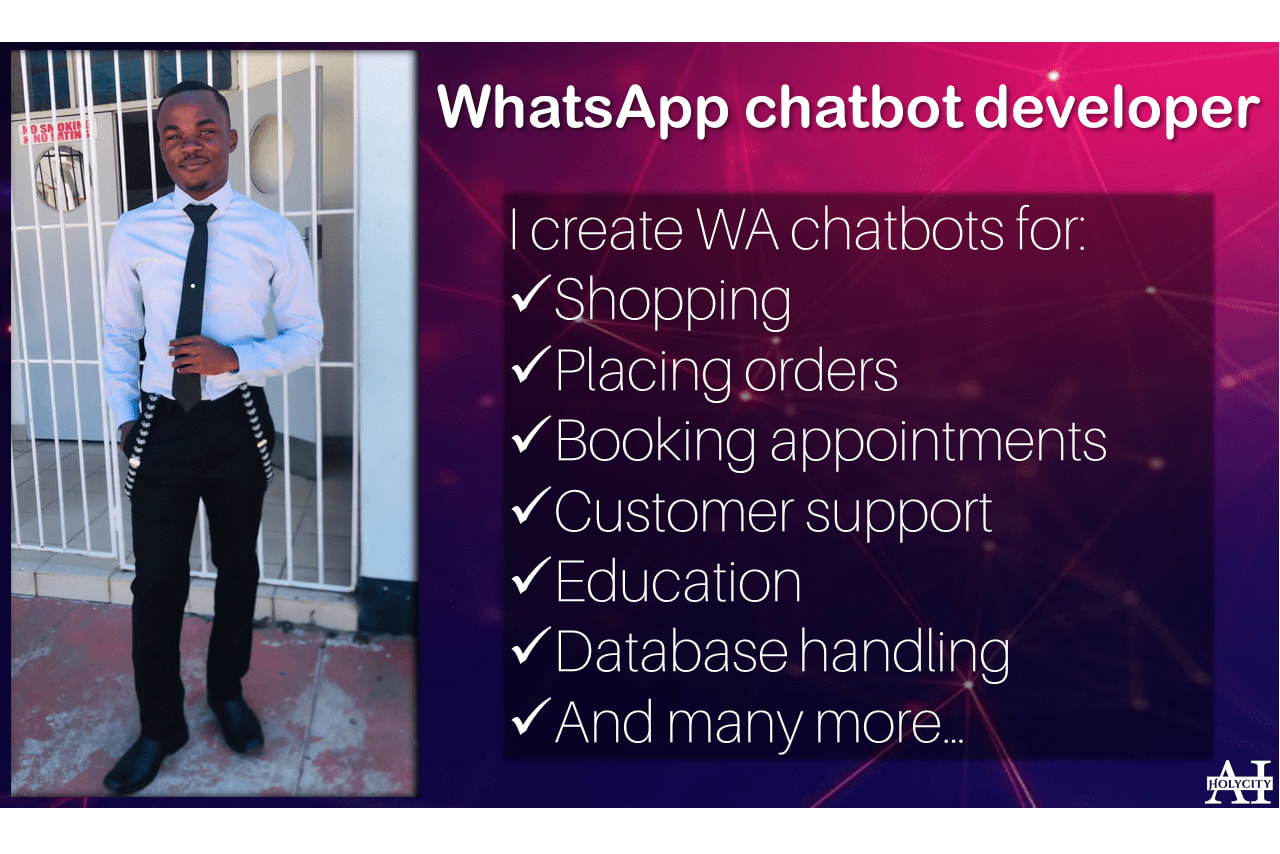Portfolio for WhatsApp chatbot development