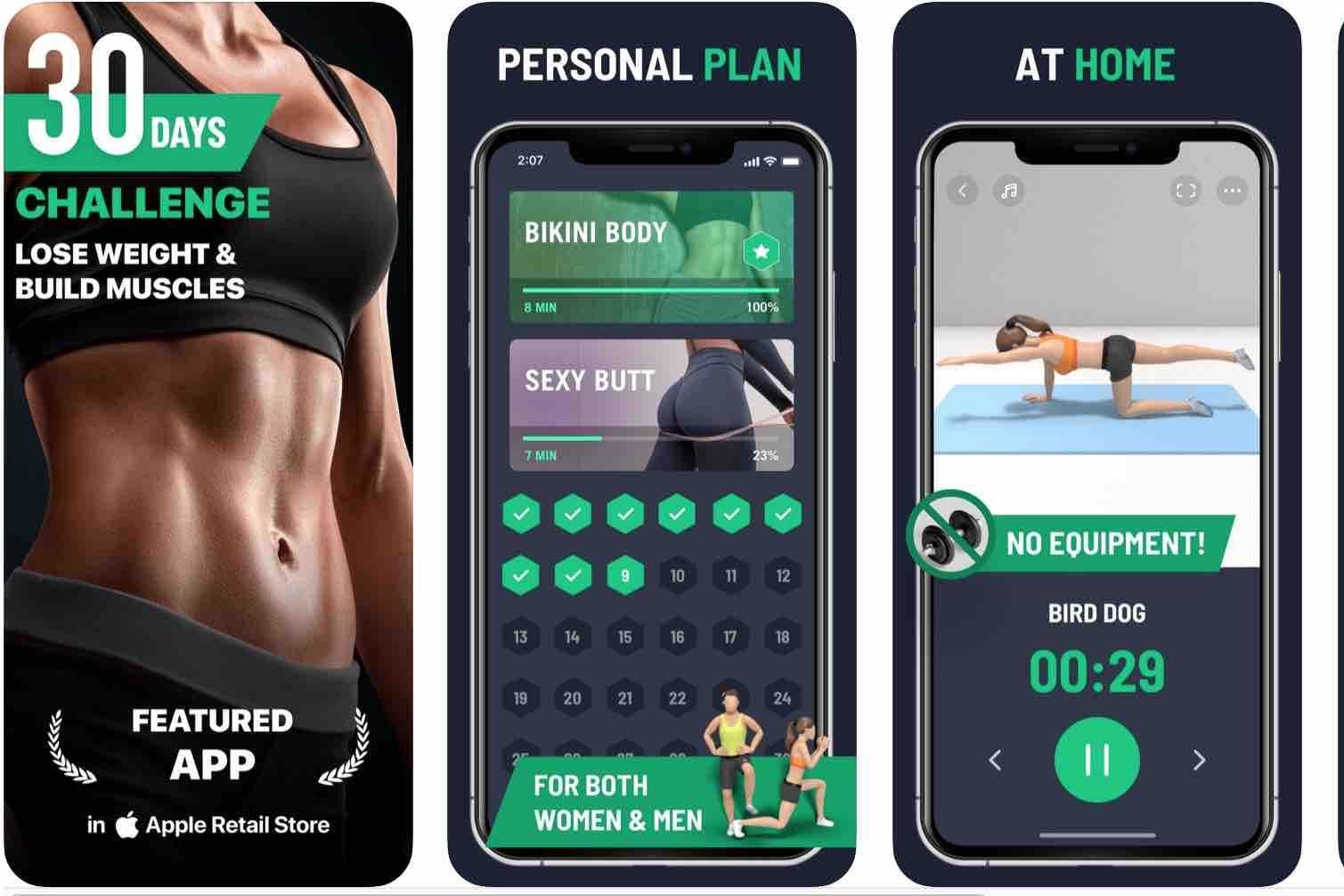 Portfolio for Fitness App development