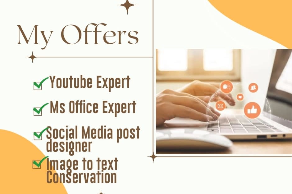 Portfolio for MS Office, Youtube Seo,