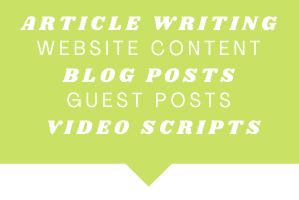 Portfolio for Content writing/ Copywriting