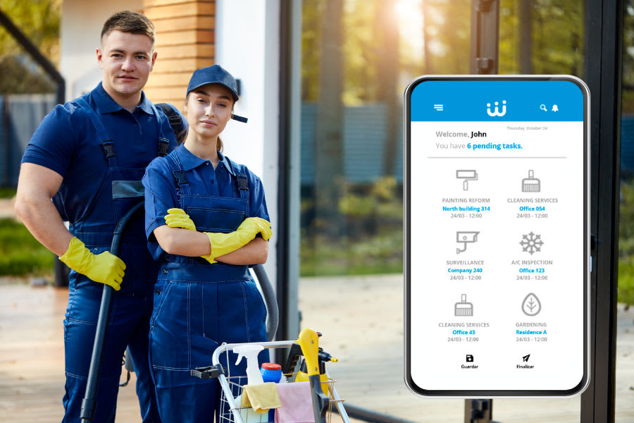 Portfolio for Cleaning Service App