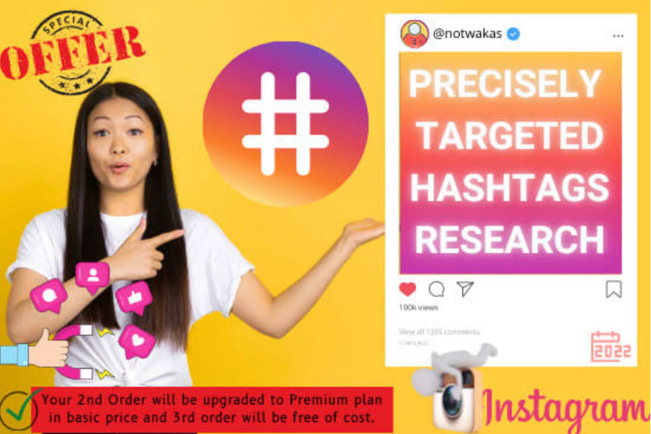 Portfolio for instagram hashtags  research
