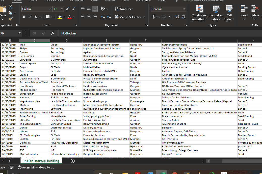 Portfolio for Data Entry and Data Cleaning