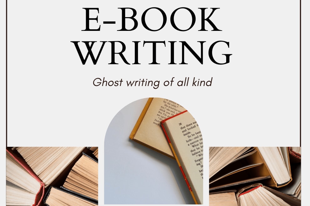 Portfolio for E book GhostWriting