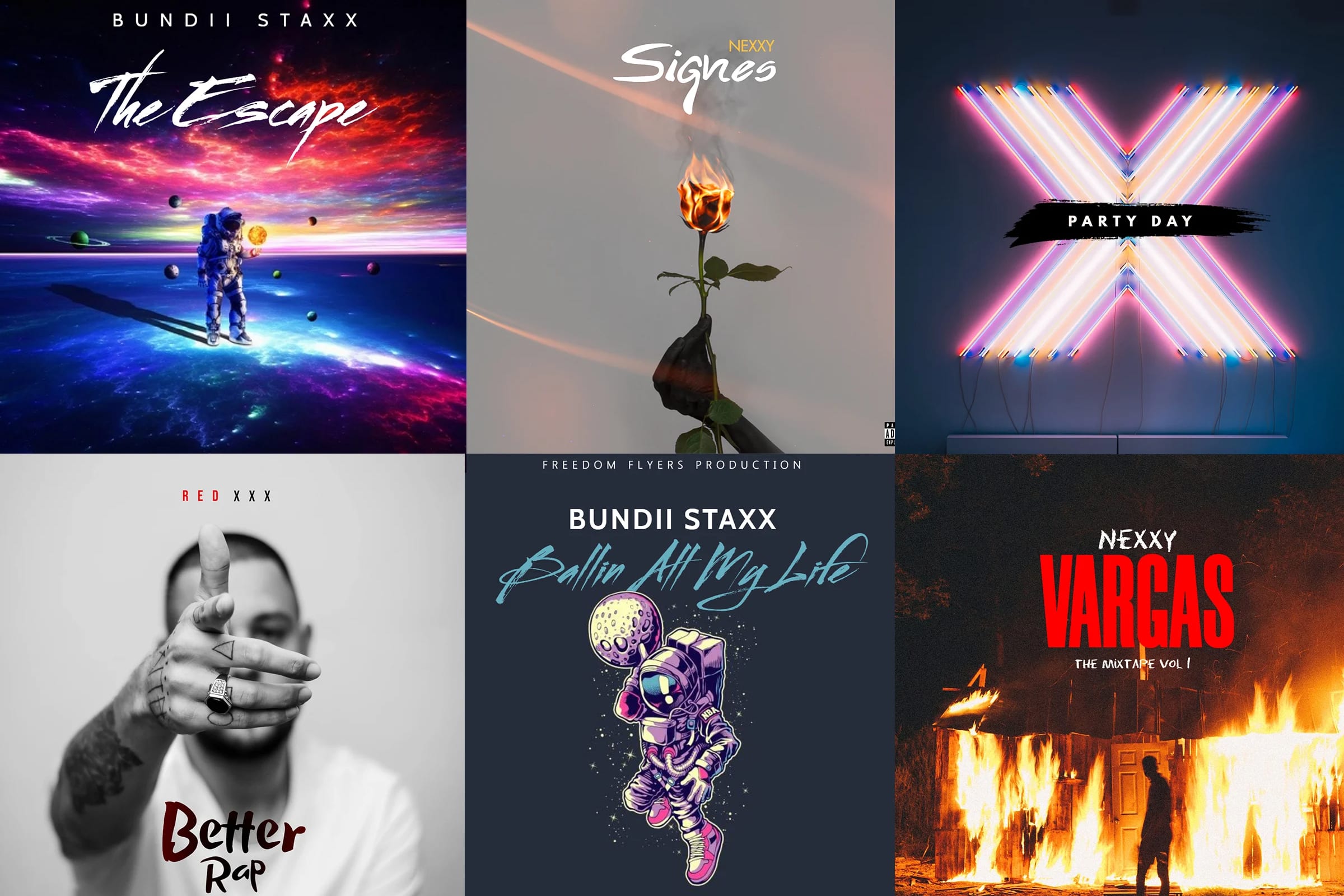 Portfolio for Stunning album cover art design