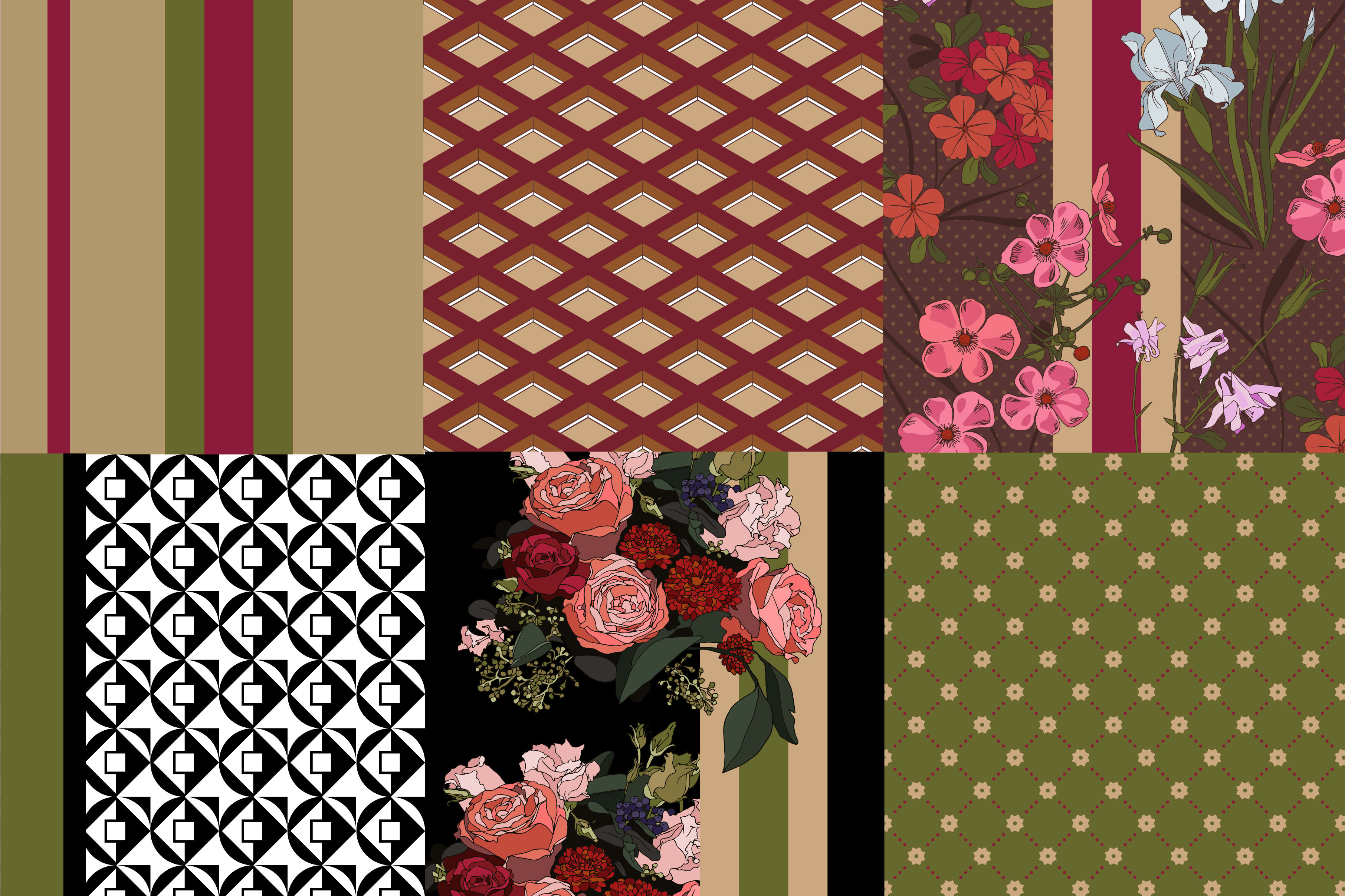 Portfolio for Surface Seamless Pattern Design