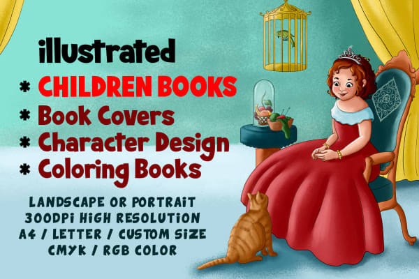 Portfolio for children book illustration and cover