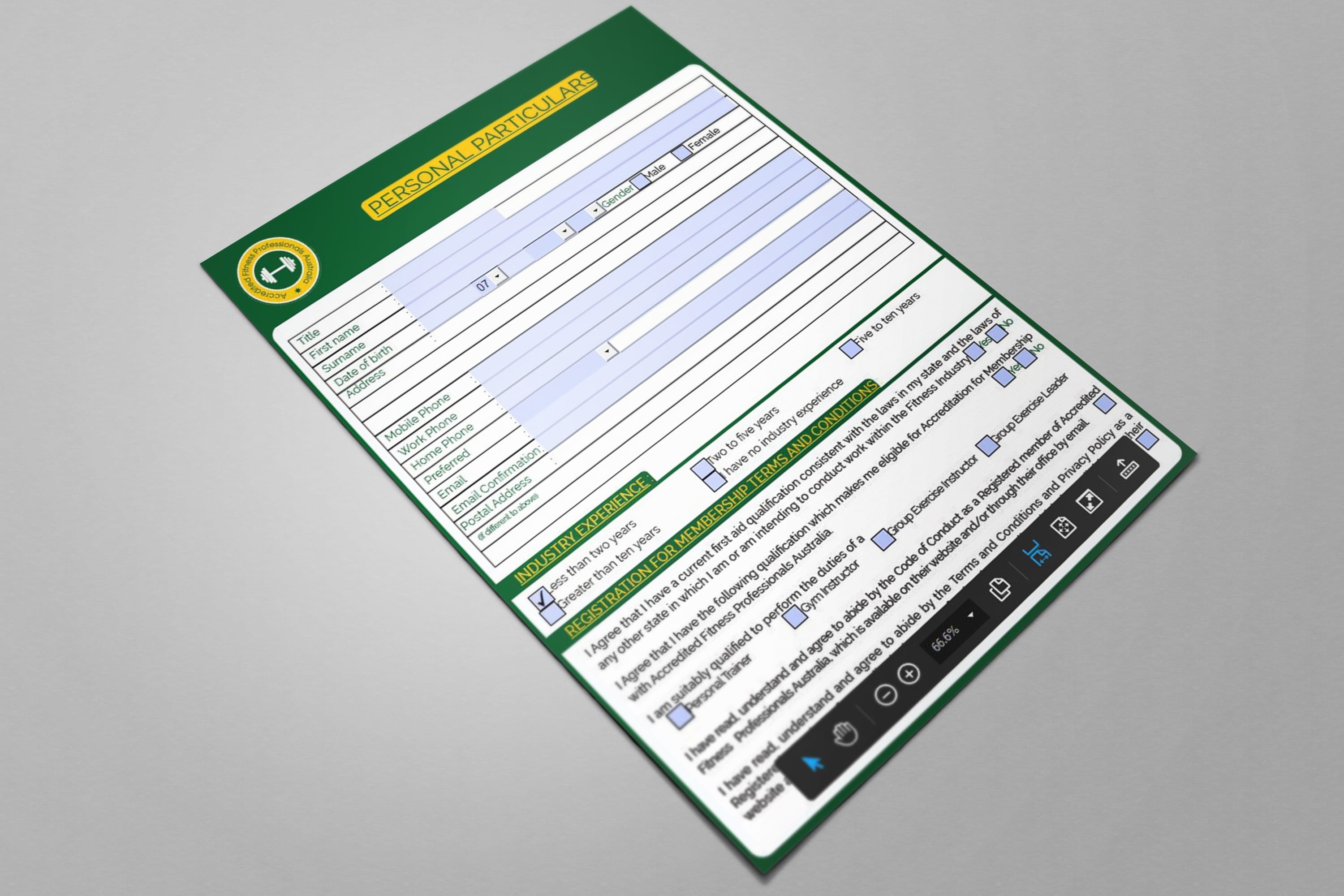 Portfolio for Design PDF Form | Fillable PDF |PDF EDIT