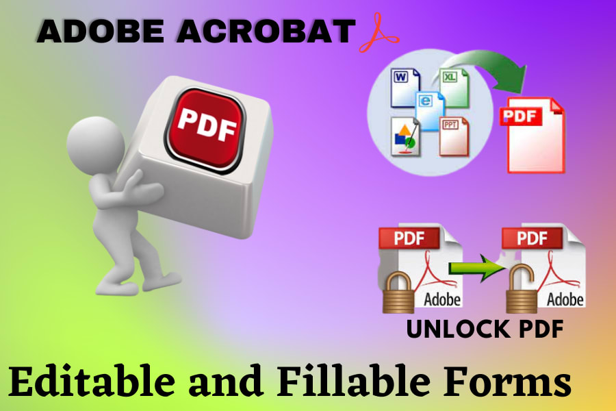 Portfolio for PDF editable Forms and Adobe Acrobat