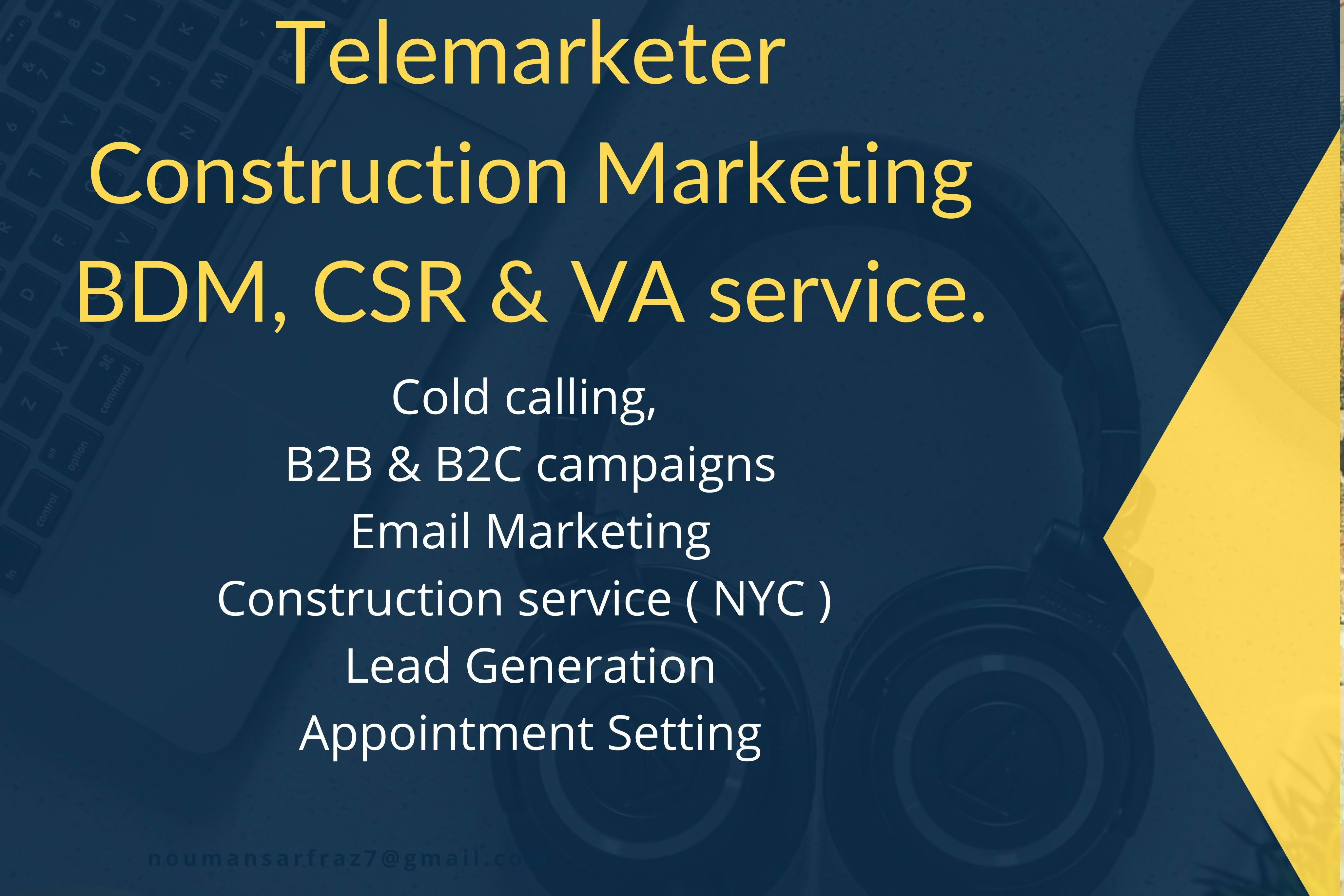 Portfolio for TeleMarketing, Buisness Development