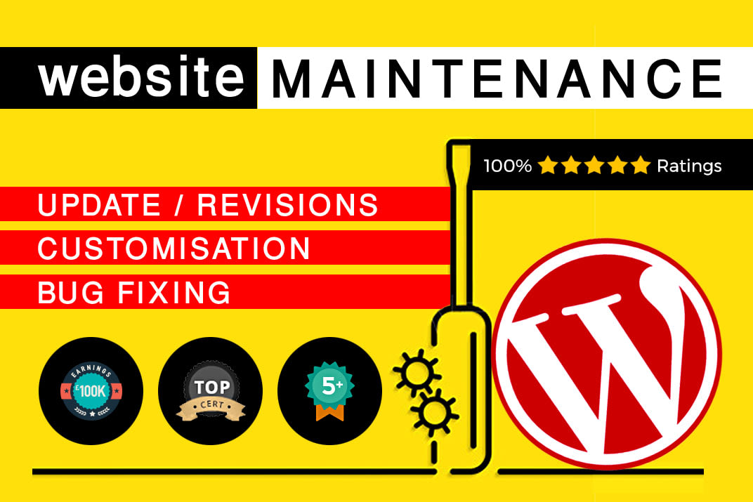 Portfolio for WordPress customization & Maintenance