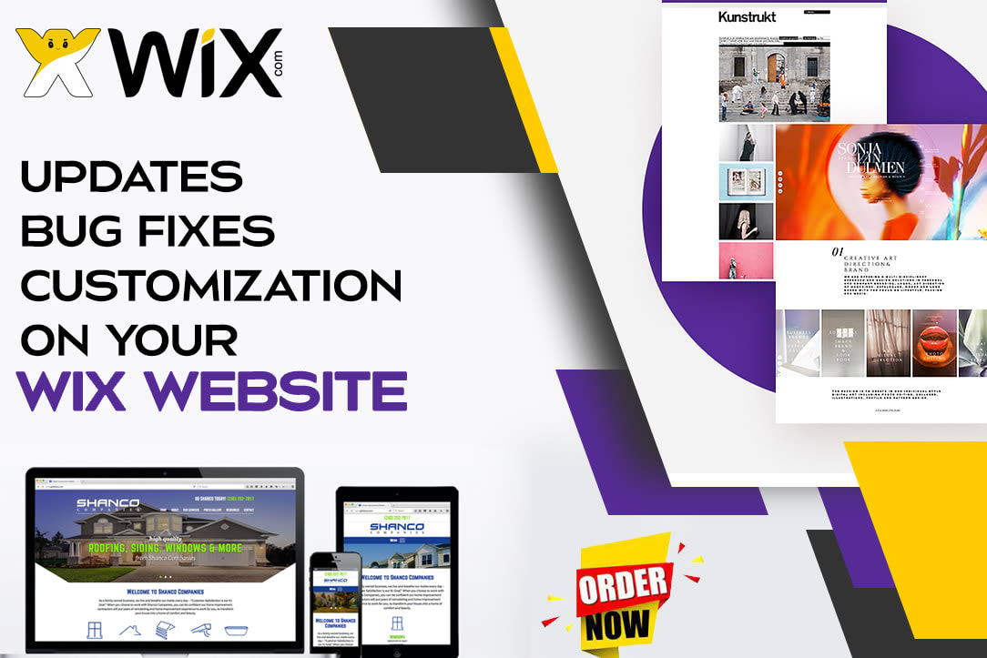 Portfolio for Wix Website Design