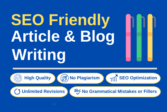 Portfolio for SEO Friendly Article/Blog Writing