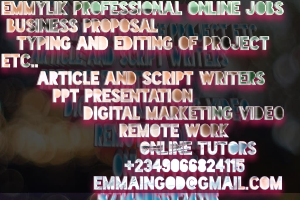 Portfolio for Article writing, business proposal,